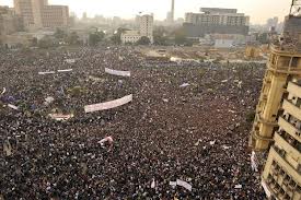 Cientos de miles de manifestantes en Egipto 