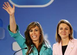Alícia Sánchez Camacho y Dolores de Cospedal en un acto electoral 