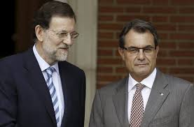 Mariano Rajoy y Artur Mas en un encuentro reciente 