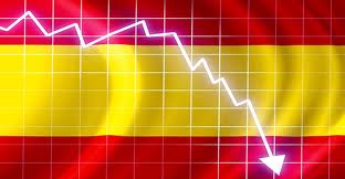 Gráfico imaginario sobre la crisis española