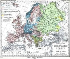 Mapa europeo según las fronteras de 1900