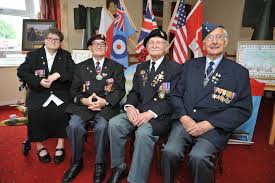 Veteranos de guerra en el 70 aniversario del día D