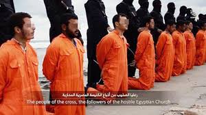 Cristianos coptos a punto de ser asesinados por la Yihad Islámica en Libia