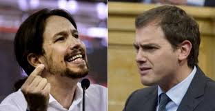 Pablo Iglesias i Albert Ribera, nous actors polítics 