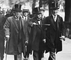 Lloyd George, George Clemenceau i Woodrow Wilson a la Conferència de París de 1919