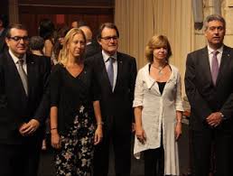 Artur Mas i els consellers que han substituït als d'Unió Democràtica