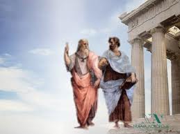 Un cuadro representa un hipotético paseo entre Sócrates y Platón en Atenas 