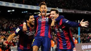Luis Suárez,Neymar jr y Leo Messi marcan la estética de una larga época de triunfos