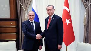 Un encuentro reciente entre Putin y Erdogan