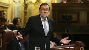 Mariano Rajoy en su discurso de investidura que ha sido fuertemente criticado.
