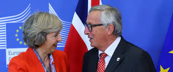 Theresa May y Jean Claude Juncker en l'última cimera europea amb el tema del Brexit com a principal preocupació de tots