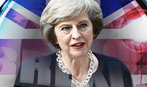 La primera ministra, Theresa May, El día que esbozó su plan para implementar el Brexit