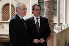 Artur Mas y Pere Navarro en la Generalitat 