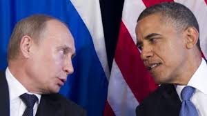 Barack Obama y Vladimir Putin en sus discrepancias 