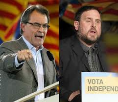 Artur Mas y Oriol Junqueras 