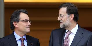 Artur Mas y Mariano rajoy en un encuentro en La Moncloa 