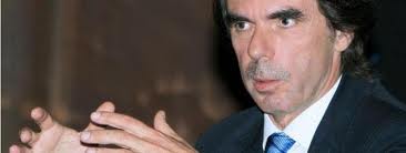 José María Aznar en una de sus intervenciones. 