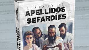 Libro sobre el listado de apellidos sefardíes