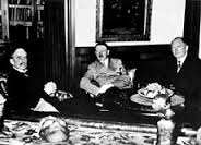 Reunión de Hitler, Chamberlain y Daladier en Munich en 1938