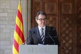 Reacción de Artur Mas tras la abdicación del Rey Juan Carlos 