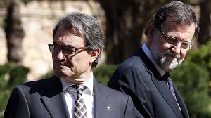 Rajoy y Mas en la última reunión en Pedralbes. Relación de baja intensidad