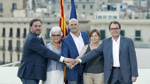 El principals candidats de la candidatura de Junts pel Sí 