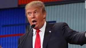 El candidato republicano, Donald Trump, En uno de los muchos debates previos a las primarias norteamericanas