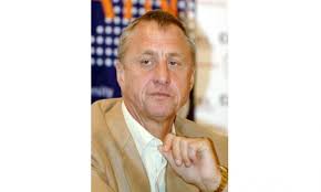 Fotogrfía de Johan Cruyff en el velatorio del Camp Nou