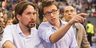Pablo Iglesias e Íñigo Errejón, los dos máximos dirigentes de Podemos 