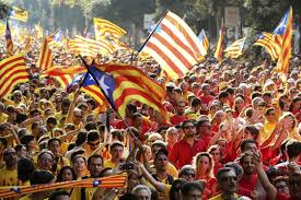 Manifestación multitudinaria en Barcelona en la última Diada 