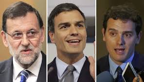 Mariano Rajoy, Pedro Sánchez y Albert Rivera tienen en sus manos la investidura y la formación de un nuevo gobierno