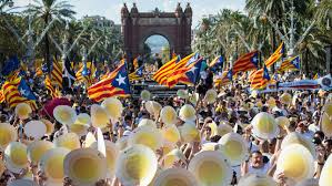 Manifestación masiva en la Diada del 14 de setiembre de 2016