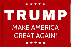El slogan electoral de Donald Trump durante la campaña.